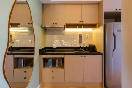Apartamento com 1 Quarto para venda ou aluguel, 35m² no Brooklin Paulista, São Paulo