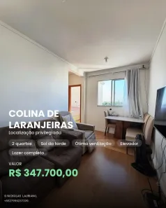Apartamento com 2 Quartos à venda, 44m² no Colina de Laranjeiras, Serra