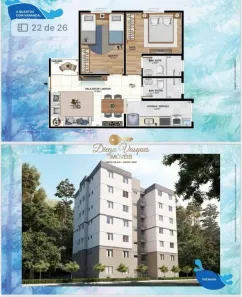 Apartamento com 2 Quartos à venda, 52m² no Centro, Petrópolis