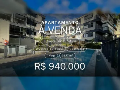 Apartamento com 2 Quartos à venda, 79m² no Santa Lúcia, Vitória