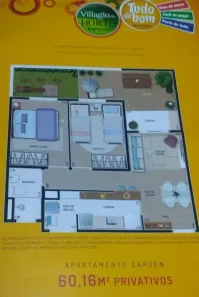 Apartamento com 2 Quartos à venda, 47m² no Jardim Minda, Hortolândia