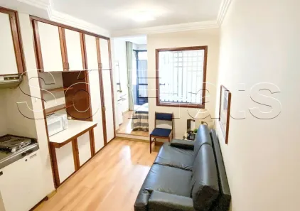 Flat com 1 Quarto para alugar, 27m² no Cerqueira César, São Paulo