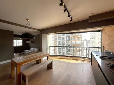 Apartamento com 1 Quarto para alugar, 60m² no Vila Nova Conceição, São Paulo