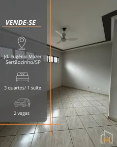 Casa com 3 Quartos à venda, 130m² no Jardim Lopes da Silva, Sertãozinho