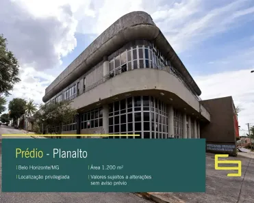 Prédio Comercial para alugar, 1200m² no Planalto, Belo Horizonte