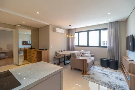 Apartamento com 1 Quarto para alugar, 51m² no São Francisco, Curitiba