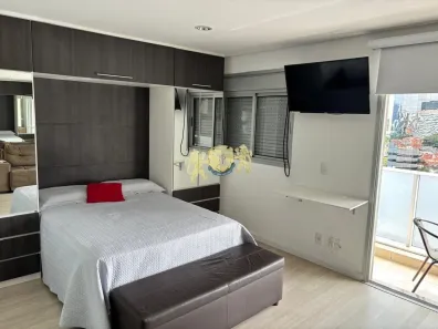 Apartamento com 1 Quarto para alugar, 33m² no Santo Amaro, São Paulo