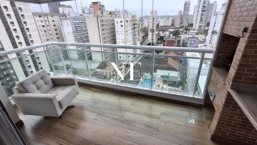 Apartamento com 3 Quartos à venda, 110m² no Gonzaga, Santos