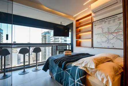 Apartamento com 1 Quarto à venda, 19m² no Pinheiros, São Paulo