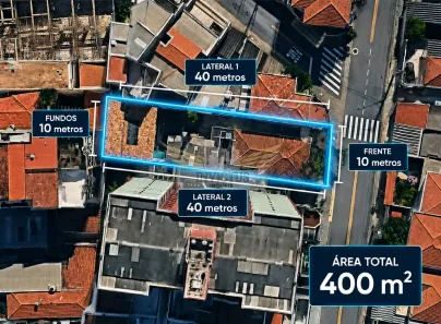 Lote/Terreno à venda, 400m² no Vila Assunção, Santo André