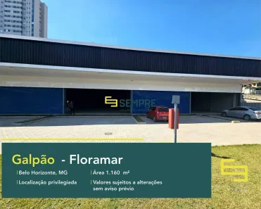 Galpão/Depósito/Armazém para alugar, 1160m² no Planalto, Belo Horizonte
