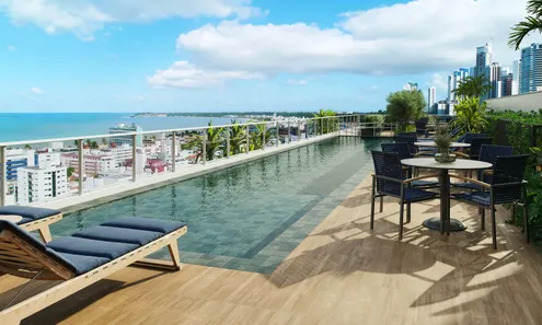 Apartamento com 2 Quartos à venda, 60m² no Cabo Branco, João Pessoa