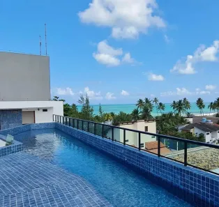 Flat com 1 Quarto à venda, 30m² no Maracaipe, Ipojuca