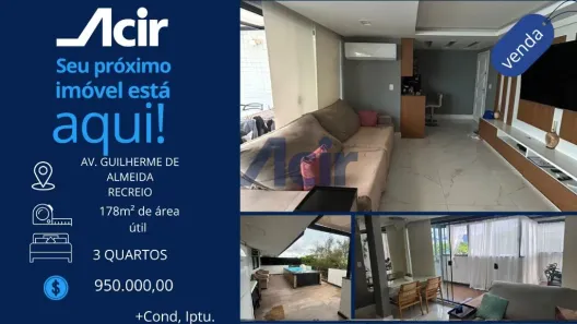 Cobertura com 3 Quartos à venda, 177m² no Recreio dos Bandeirantes, Rio de Janeiro