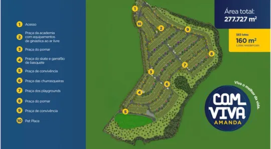 Lote/Terreno à venda, 160m² no Jardim Amanda II, Hortolândia