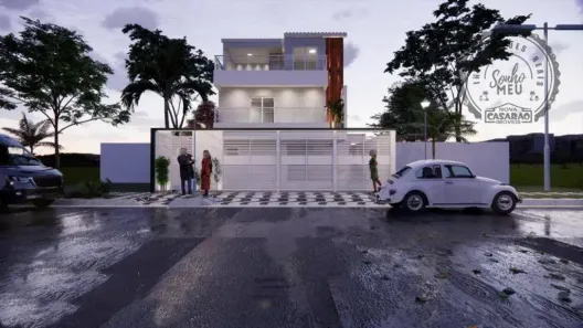 Casa de Condomínio com 3 Quartos à venda, 79m² no Mirim, Praia Grande