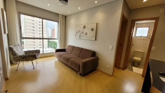 Apartamento com 1 Quarto para alugar, 36m² no Indianópolis, São Paulo