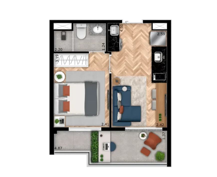 WELCONX PINHEIROS - APARTAMENTOS no Pinheiros, São Paulo