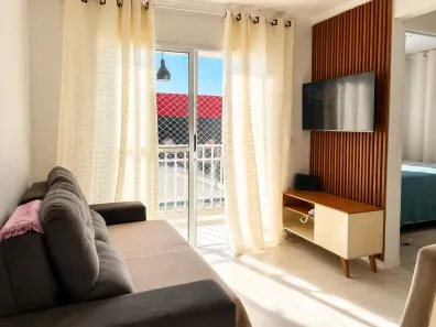 Apartamento com 2 Quartos à venda, 48m² no Jardim São Miguel, Ferraz de Vasconcelos