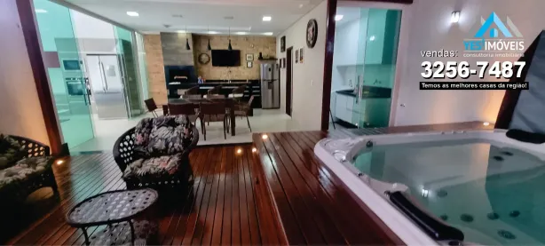Casa de Condomínio com 3 Quartos à venda, 380m² no Setor Habitacional Vicente Pires, Brasília