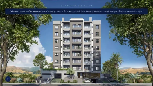 Apartamento com 2 Quartos à venda, 56m² no Centro, Santo Amaro da Imperatriz