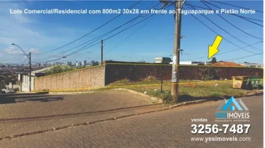 Lote/Terreno à venda, 800m² no Setor Habitacional Vicente Pires, Brasília