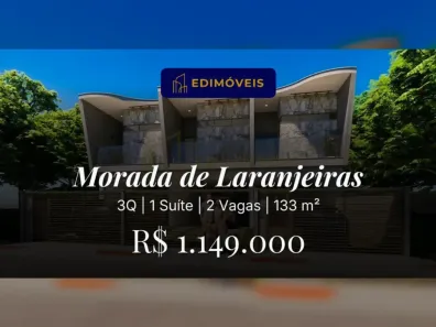 Casa com 3 Quartos à venda, 133m² no Morada de Laranjeiras, Serra