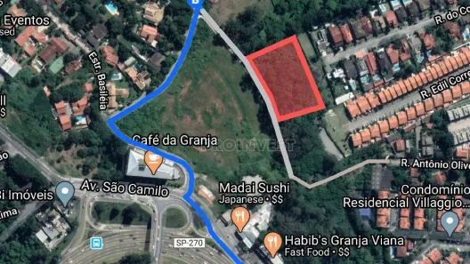 Lote/Terreno à venda, 5936m² no Granja Viana, Cotia