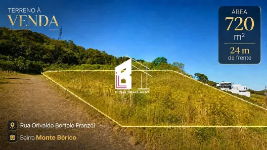 Lote/Terreno à venda, 720m² no Monte Bérico, Caxias do Sul