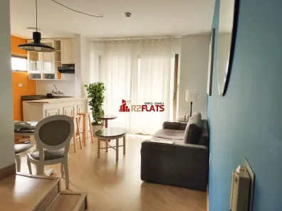 Flat com 1 Quarto para alugar, 48m² no Bela Vista, São Paulo