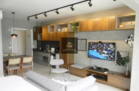 Flat com 1 Quarto para alugar, 40m² no Vila Nova Conceição, São Paulo