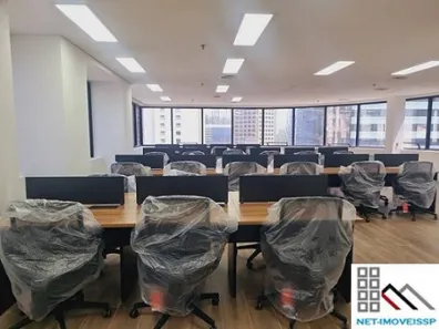 Sala Comercial para alugar, 223m² no Cidade Monções, São Paulo