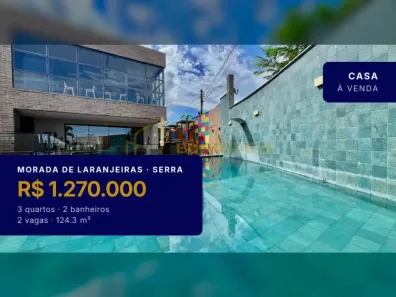 Casa com 3 Quartos à venda, 124m² no Morada de Laranjeiras, Serra