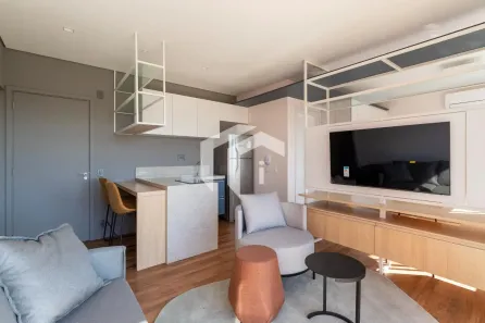 Apartamento com 1 Quarto para alugar, 38m² no Cambuí, Campinas