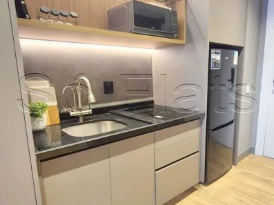 Flat com 1 Quarto para alugar, 27m² no Pinheiros, São Paulo