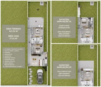 Casa com 2 Quartos à venda, 77m² no Varjão, Pinheiral