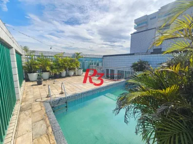 Cobertura com 4 Quartos à venda, 380m² no Embaré, Santos