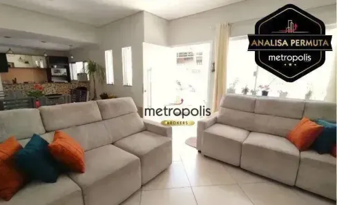 Casa com 4 Quartos à venda, 200m² no Nova Gerty, São Caetano do Sul