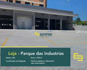 Ponto Comercial para alugar, 1593m² no Betim Industrial, Betim