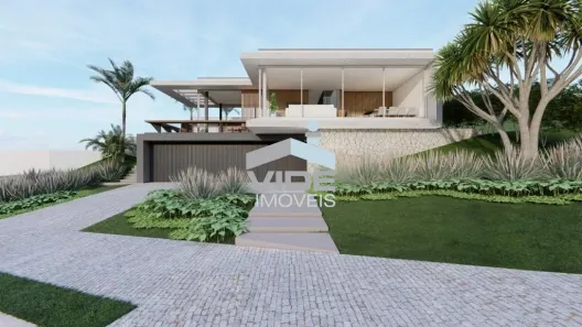 Casa de Condomínio com 4 Quartos para venda ou aluguel, 470m² no Loteamento Residencial Pedra Alta (Sousas), Campinas