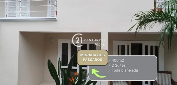 Casa de Condomínio com 4 Quartos para venda ou aluguel, 400m² no Residencial Morada dos Pássaros-Aldeia da Serra, Barueri