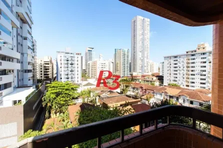 Apartamento com 3 Quartos à venda, 118m² no Gonzaga, Santos