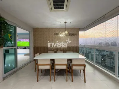 Apartamento com 3 Quartos à venda, 155m² no Ponta da Praia, Santos