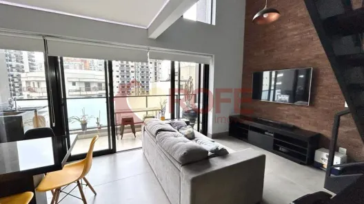 Apartamento com 1 Quarto para alugar, 58m² no Campo Belo, São Paulo
