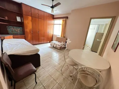 Apartamento com 1 Quarto para alugar, 30m² no Gonzaga, Santos