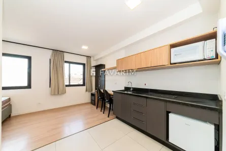Apartamento com 1 Quarto para alugar, 22m² no Mercês, Curitiba