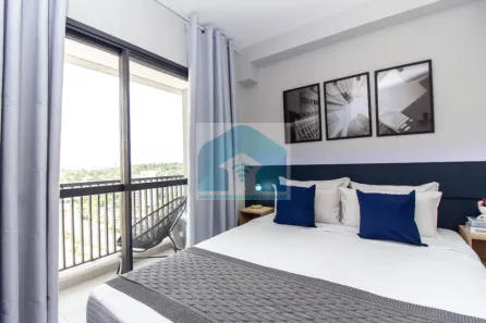 Apartamento com 1 Quarto para alugar, 22m² no Jardim das Acácias, São Paulo