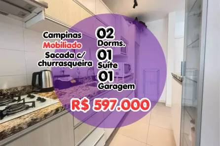 Apartamento com 2 Quartos à venda, 67m² no Campinas, São José
