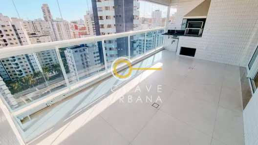 Apartamento com 3 Quartos para alugar, 143m² no Boqueirão, Santos