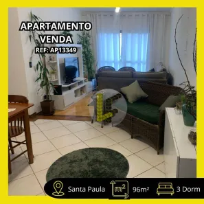 Apartamento com 3 Quartos à venda, 96m² no Santa Paula, São Caetano do Sul